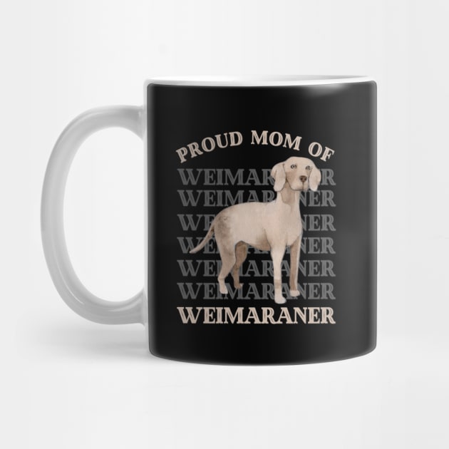 Proud mom of Weimaraner Life is better with my dogs Dogs I love all the dogs by BoogieCreates